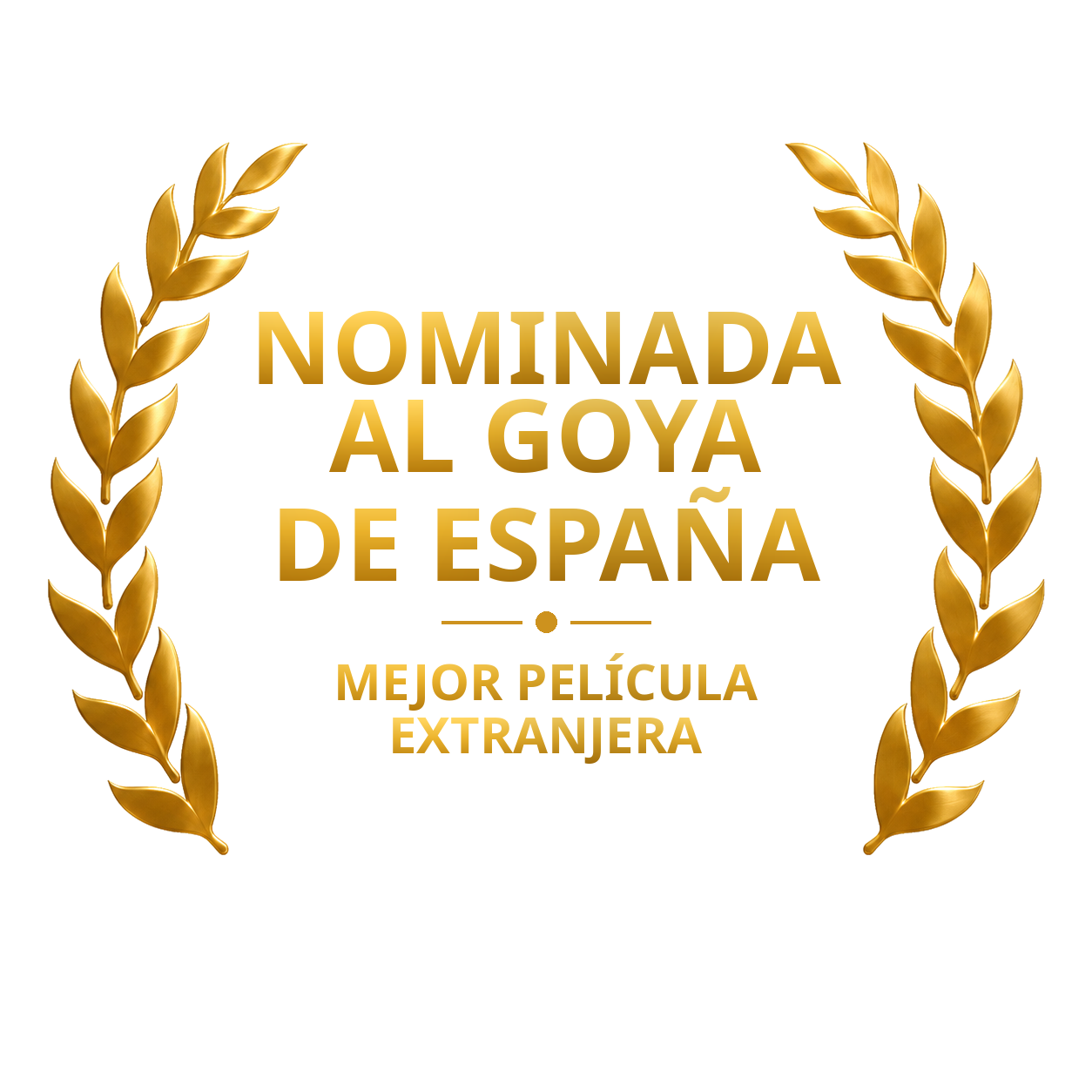 Laurel de nominación al Goya de España a mejor película extranjera