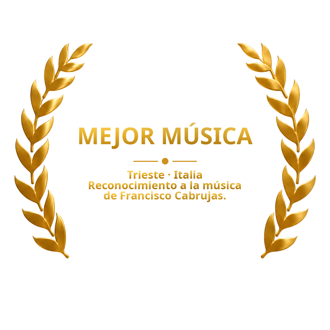 Laurel de mejor música, Festival de Trieste, Italia