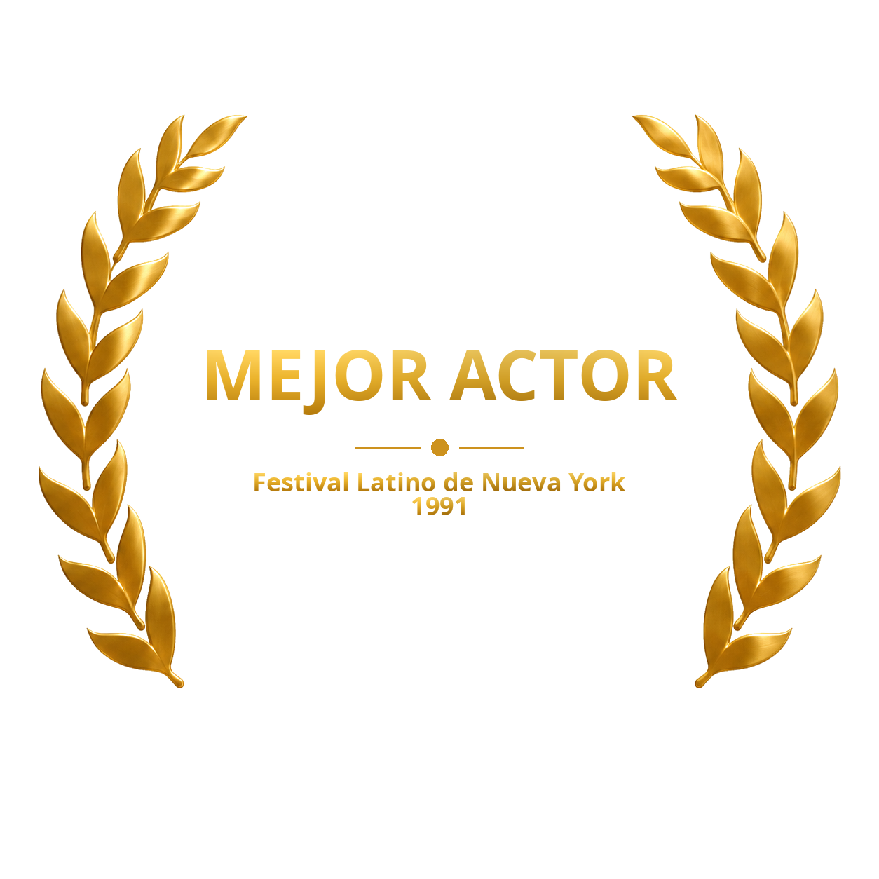 Laurel de mejor actor, Festival Latino de Nueva York 1991