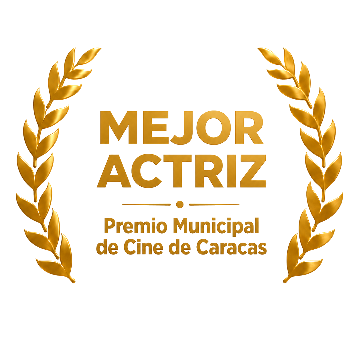 Mejor actriz, Premio Municipal de Cine de Caracas