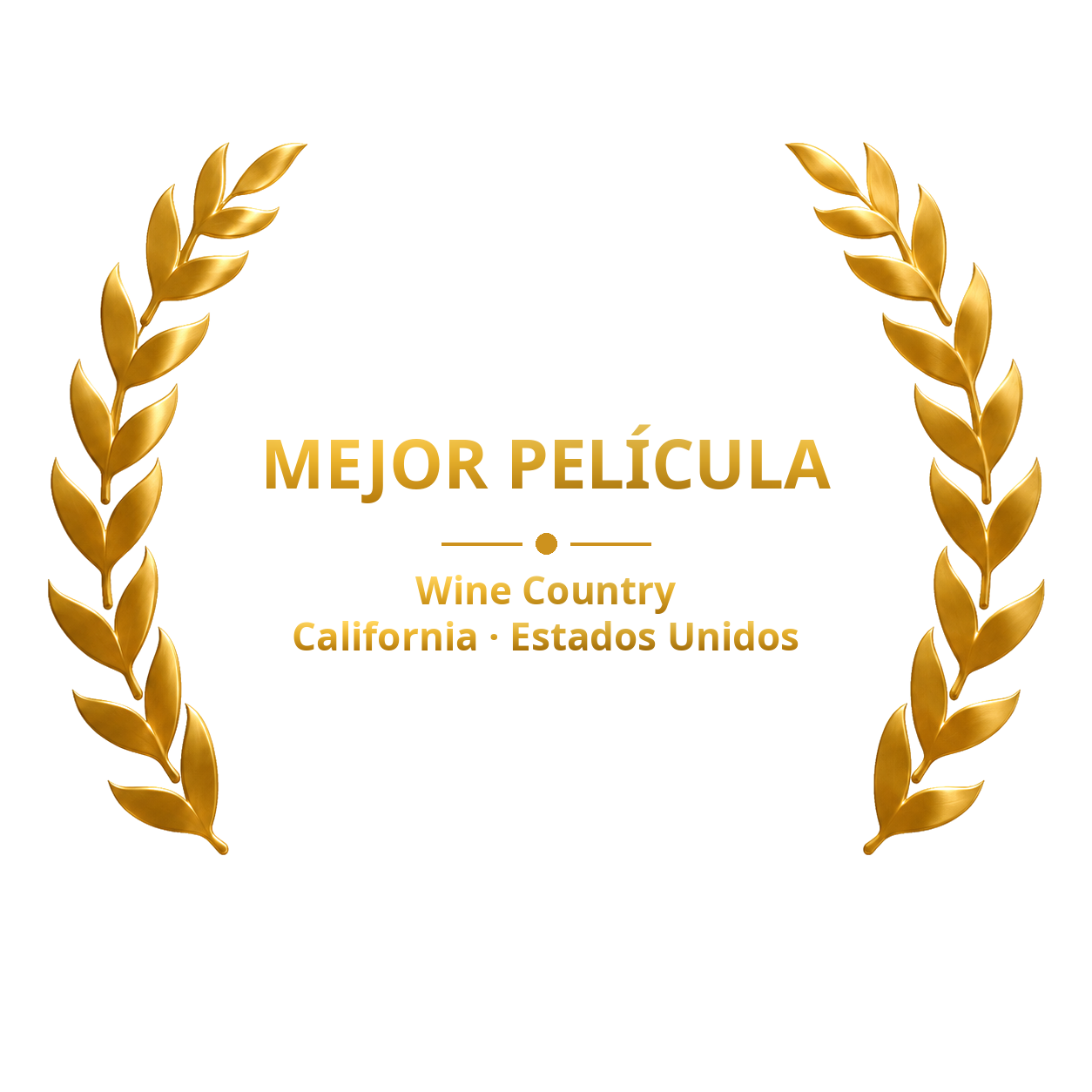 Laurel de mejor película, Wine Country, California, Estados Unidos