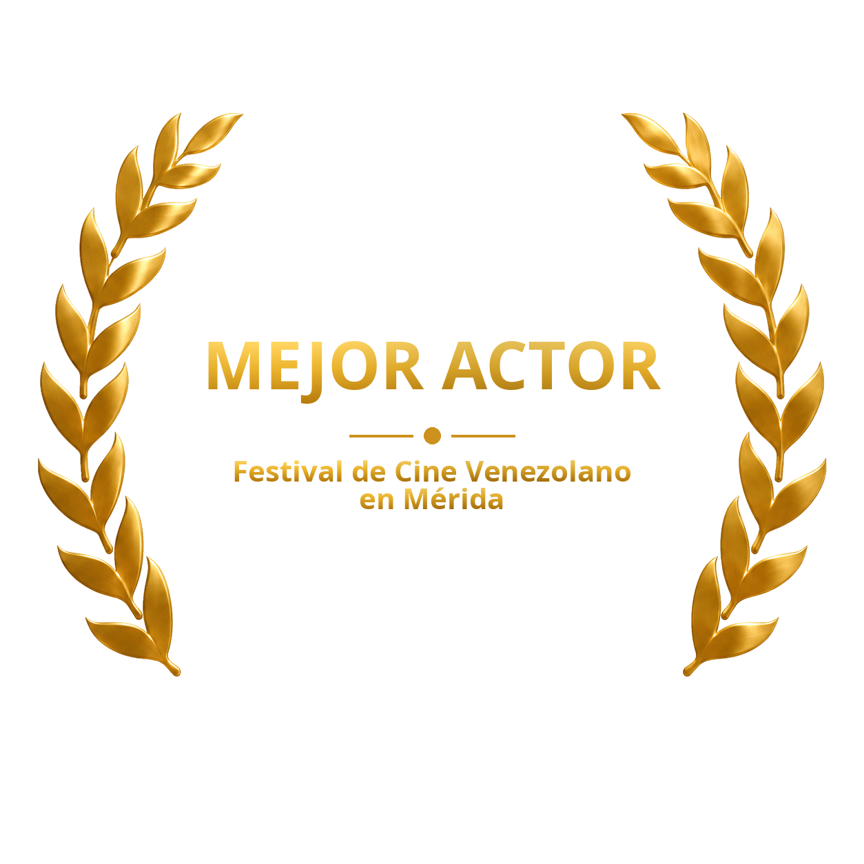 Laurel de mejor actor, Festival de Cine Venezolano en Mérida