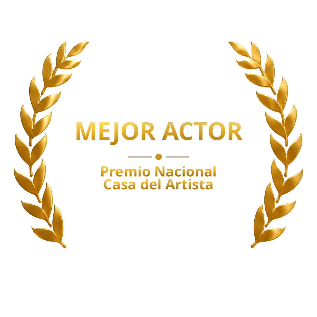 Laurel de mejor actor, Premio Nacional Casa del Artista
