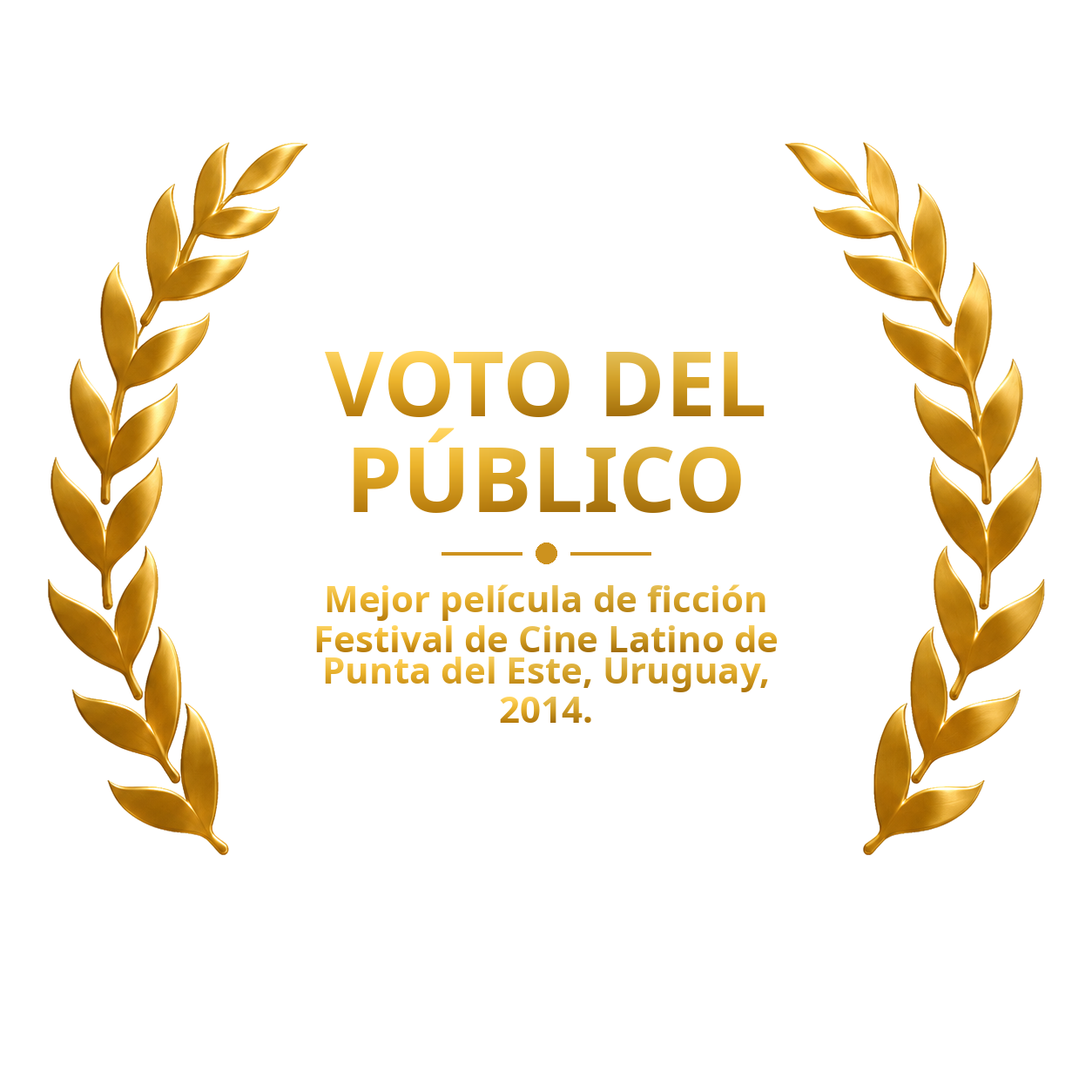Laurel del voto del público a mejor película de ficción
