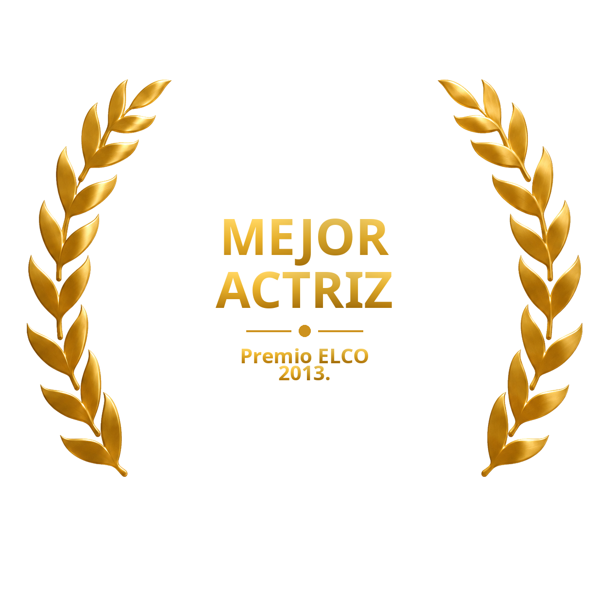 Laurel de mejor actriz, Premio ELCO