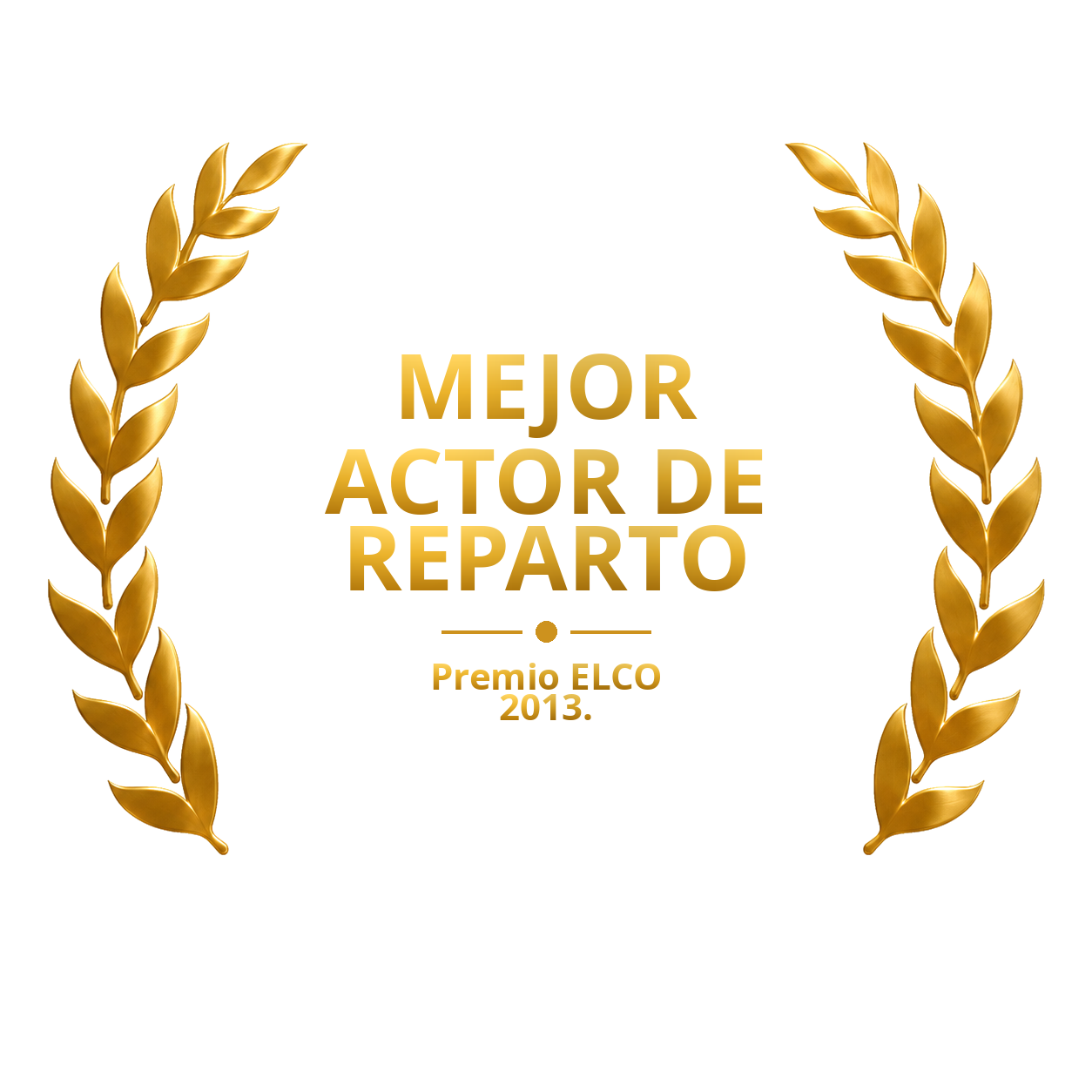 Laurel de mejor actor de reparto, Premio ELCO