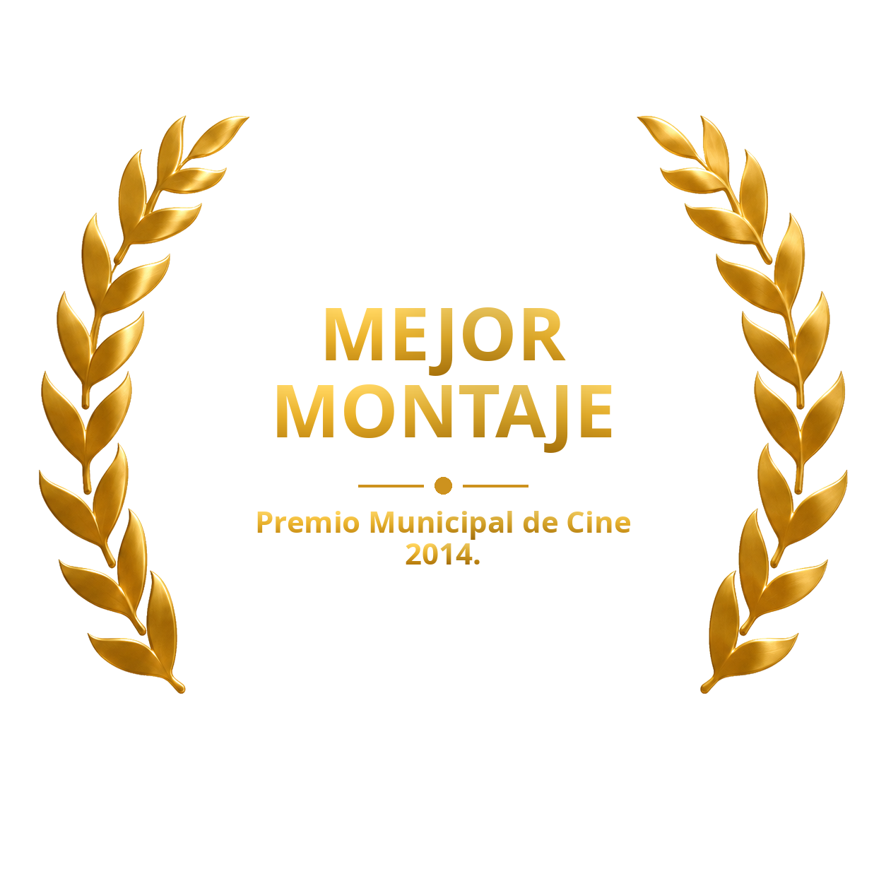 Laurel de mejor montaje, Premio Municipal de Cine